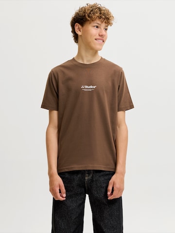 Jack & Jones Junior Shirt 'JJESoho' in Brown: front