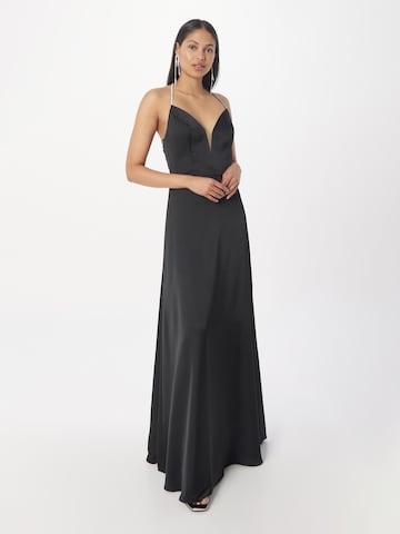 MAGIC NIGHTS - Vestido de festa em preto: frente