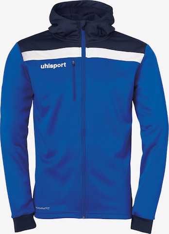 UHLSPORT Athletic Jacket in Blue: front