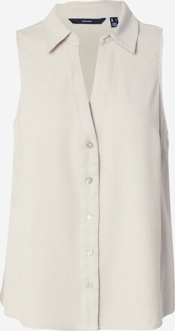 VERO MODA Blouse 'MYMILO' in Grijs: voorkant