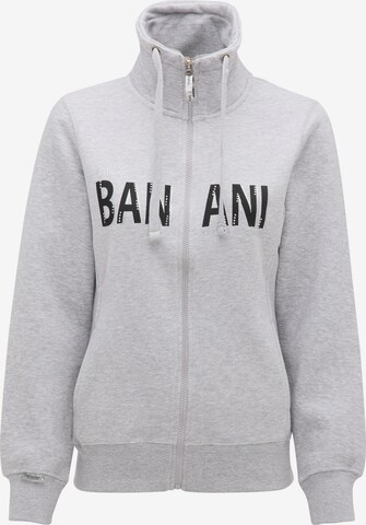 BRUNO BANANI Sweatjacke in Grau: predná strana