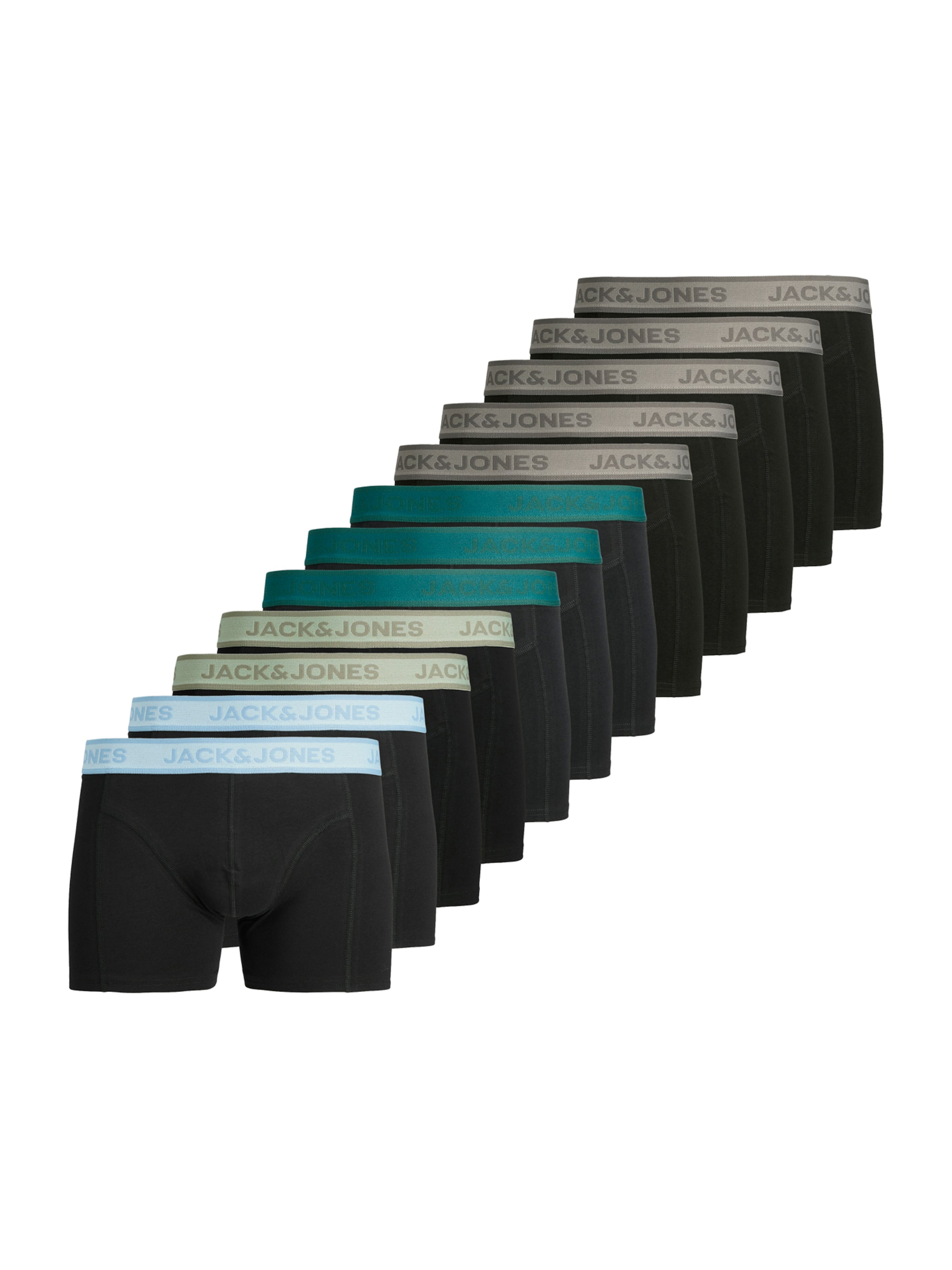 JACK & JONES Boxeralsók 'JACWESLEY' - szürke: elől