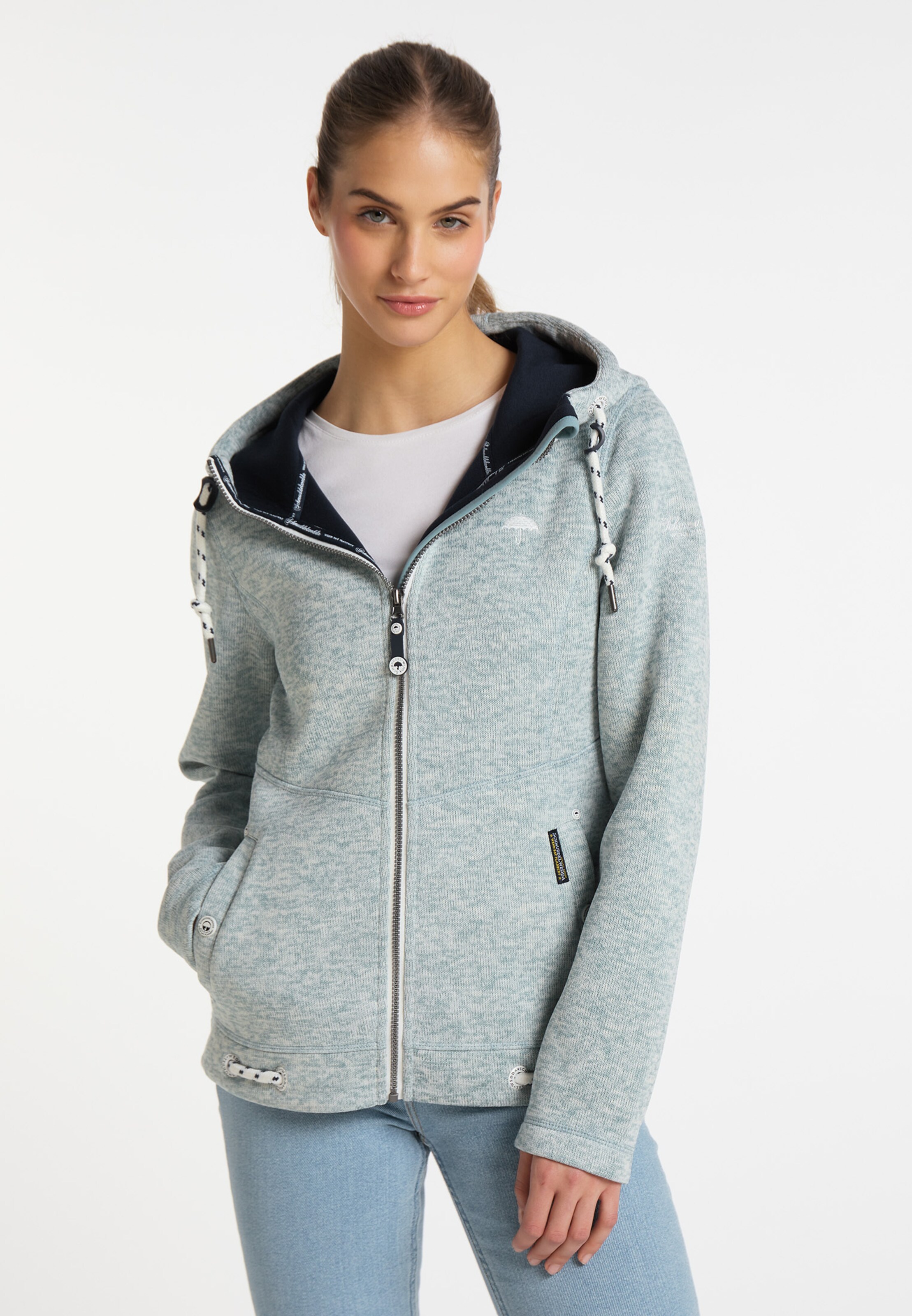 Frauen Jacken Schmuddelwedda Fleecejacke in Blau - HW35250 Frauen Jacken Schmuddelwedda Fleecejacke in Blau - HW35250