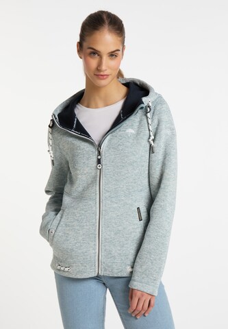 Schmuddelwedda Fleece Jacket in Blue: front