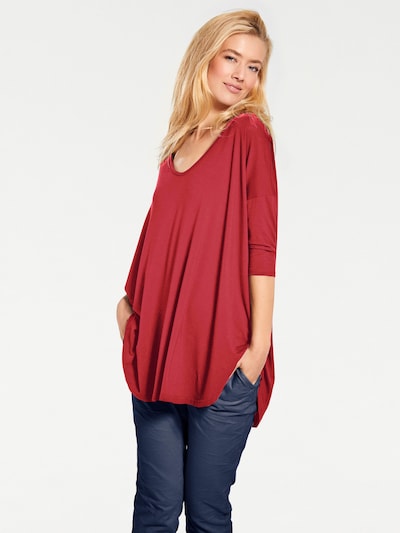 heine Camiseta talla grande en rojo sangre, Vista del producto