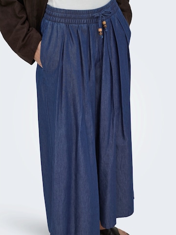 Wide Leg Jean à pince 'ONLBEA' ONLY en bleu