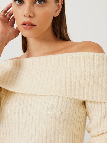 Bianco Lucci Pullover in Beige