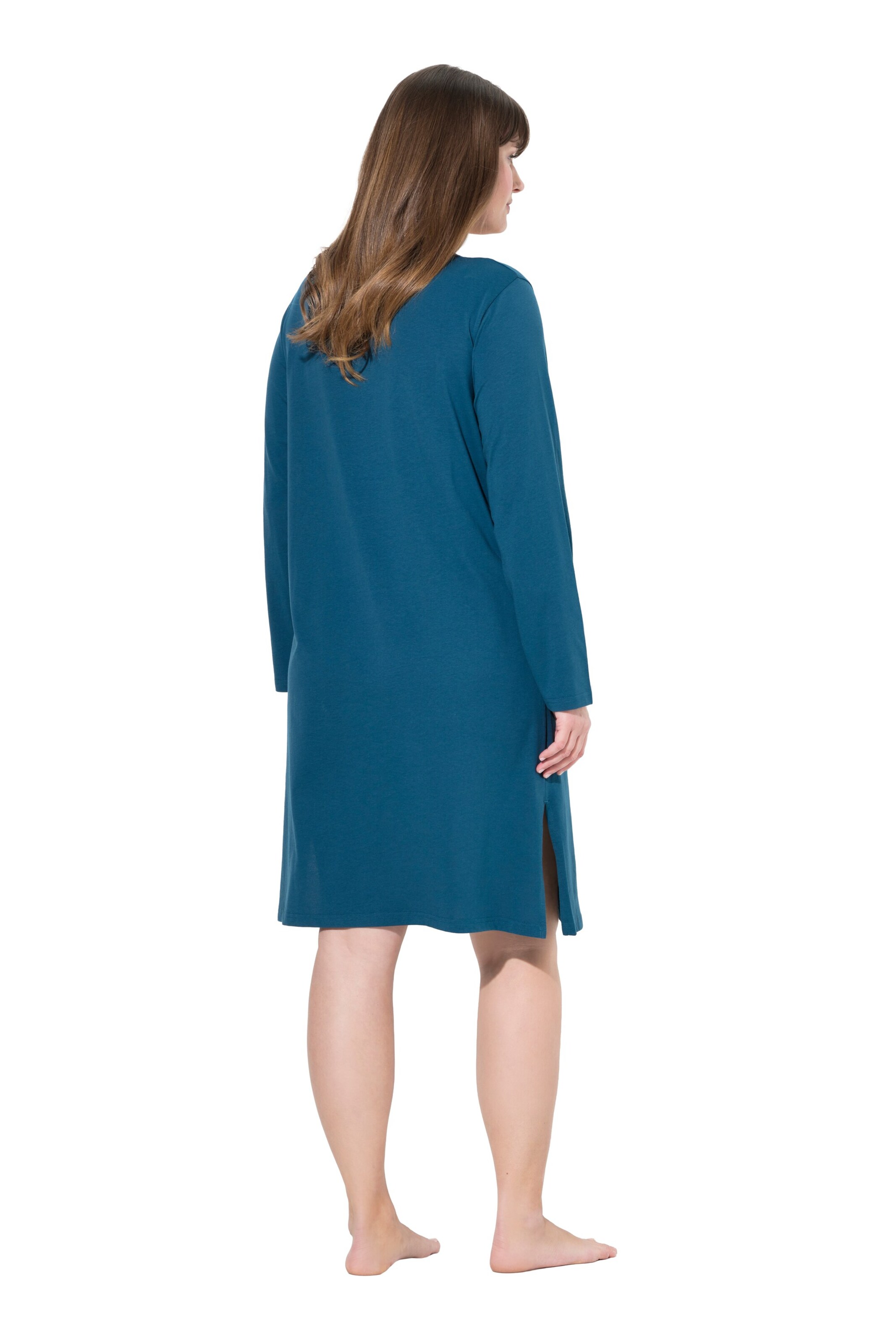 Ulla Popken Nachthemd in Blauw