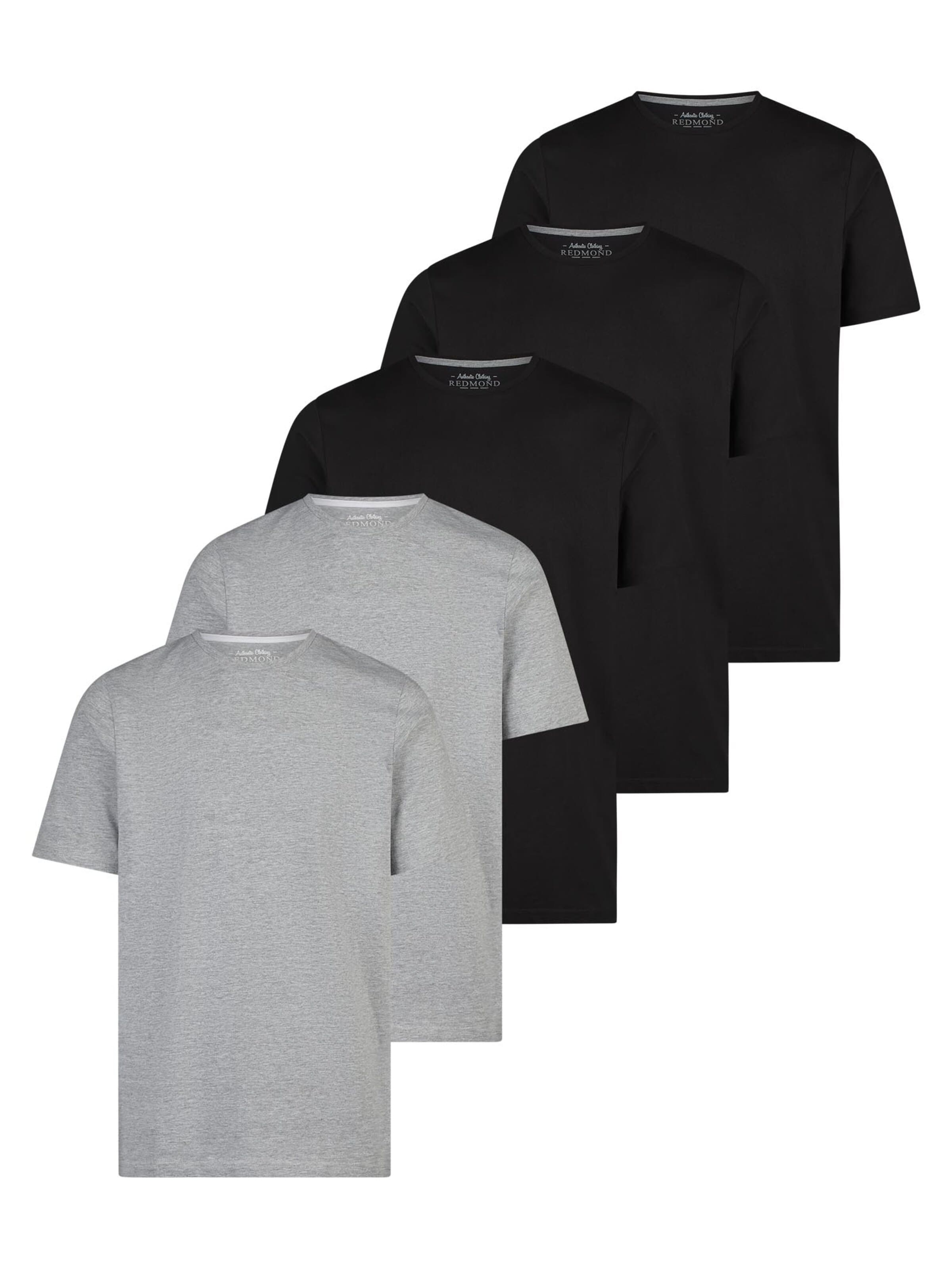 redmond Shirt 'Basic' in Black: front