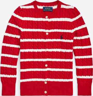 Cardigan Polo Ralph Lauren en rouge : devant