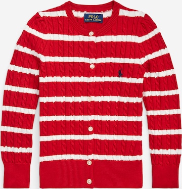 Polo Ralph Lauren Gebreid vest in Rood: voorkant