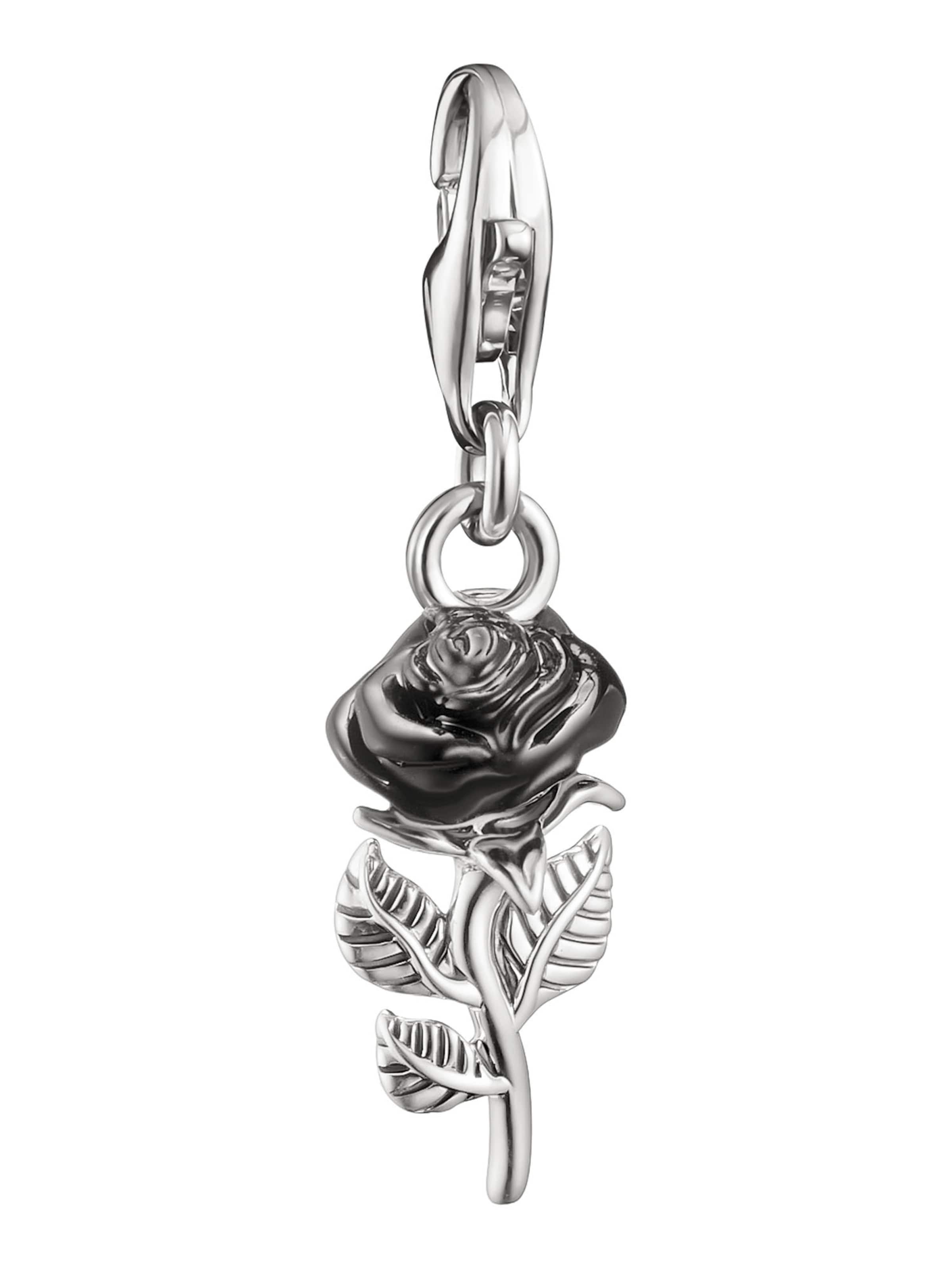 Thomas Sabo Anhänger 'True Romance Rose Original' in Silber: Vorderseite