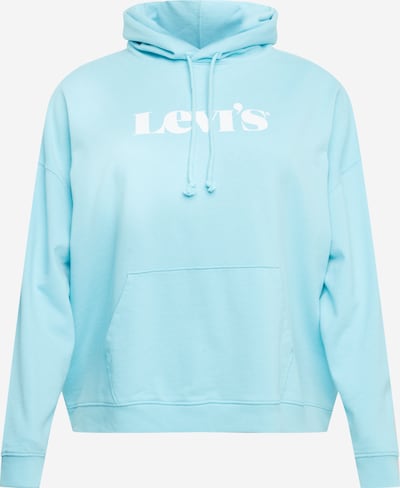 Levi's® Plus Sportisks džemperis ūdenszils / balts, Preces skats