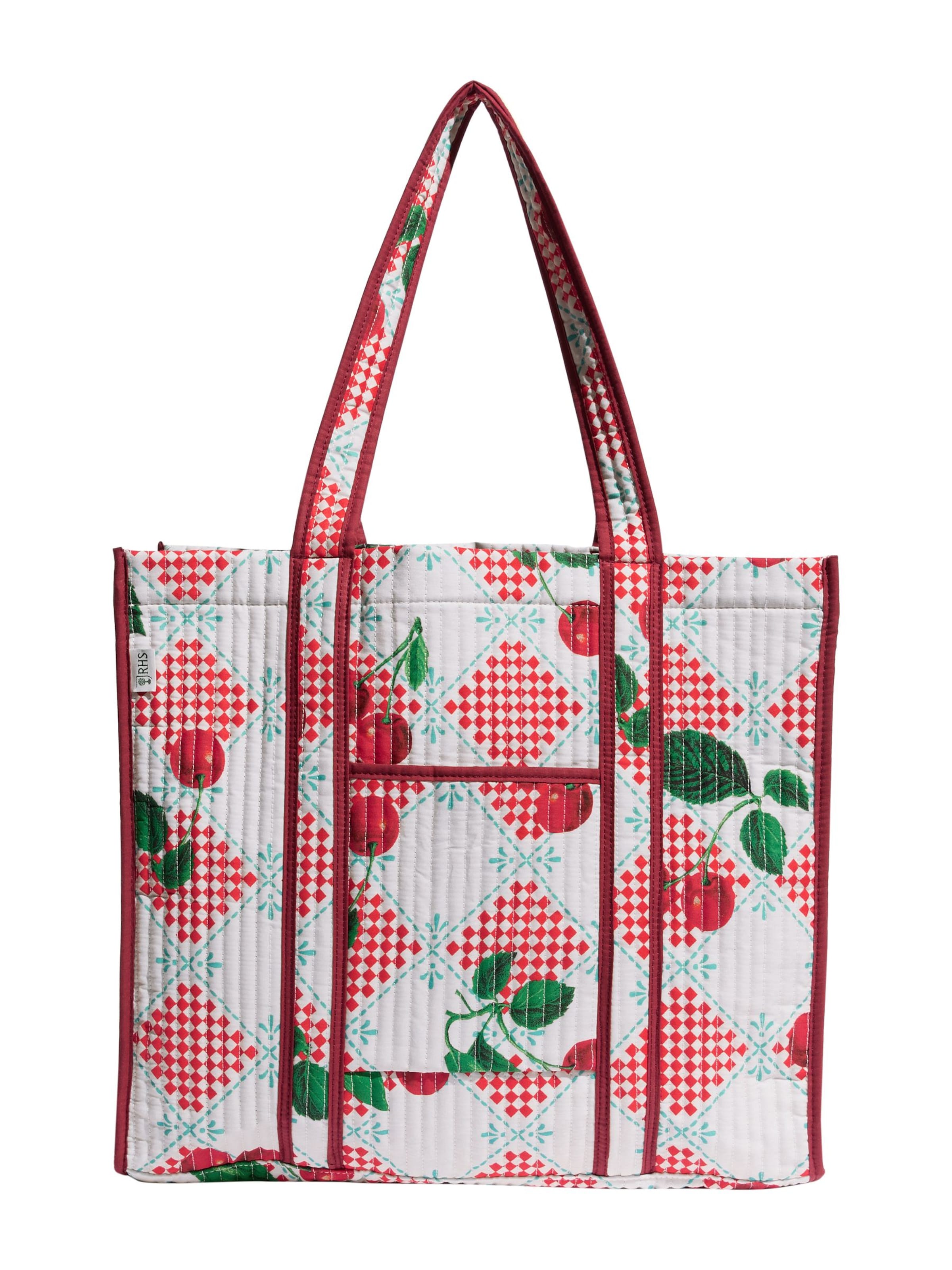 Shopper di love & roses in rosso: frontale