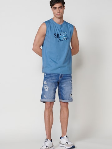 KOROSHI - Camiseta en azul