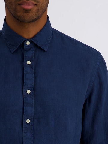 PIERRE CARDIN Regular Fit Hemd in Blau