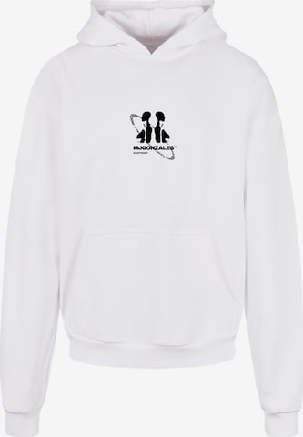MJ Gonzales Sweatshirt in White: front
