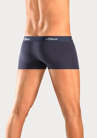 s.Oliver - Boxers em azul: atrás