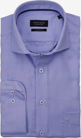 Hatico Regular fit Button Up Shirt in Blue