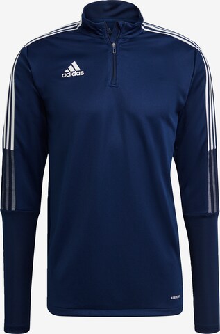 ADIDAS SPORTSWEAR Sportsweatshirt 'Tiro 21' in Blau: predná strana