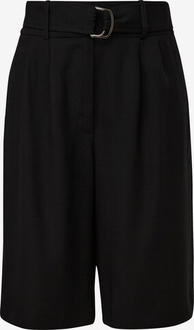 COMMA Wide leg Pants in Black: front