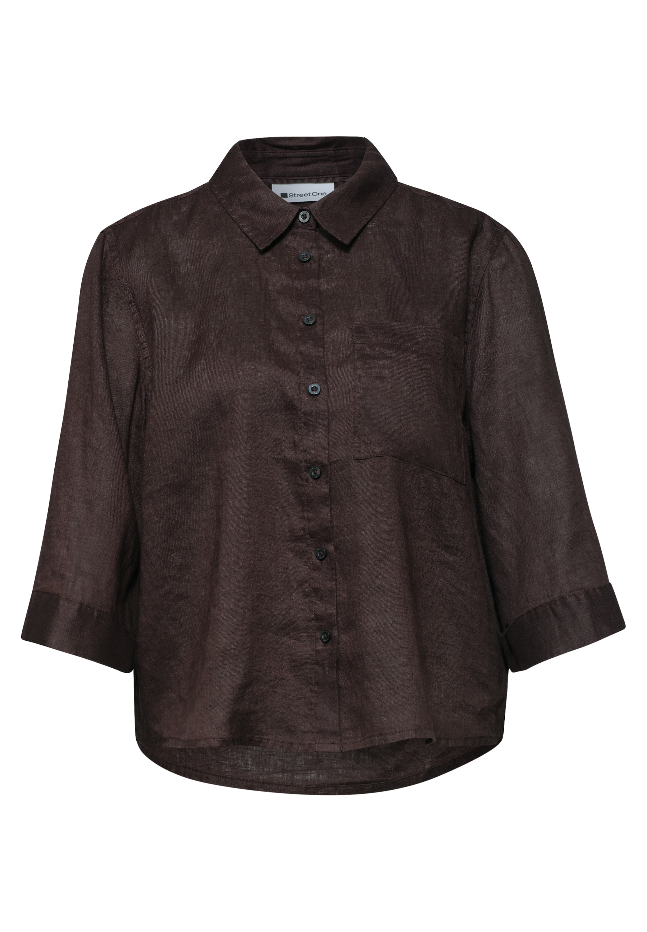 STREET ONE Bluse in Braun: Vorderseite