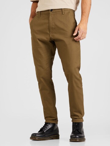 G-Star RAW Slimfit Chino 'Bronson 2.0' in Groen: voorkant