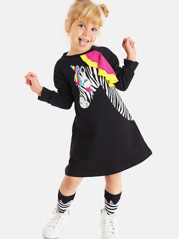 Denokids Kleid 'Frilly Zebra' in Mischfarben: Vorderseite