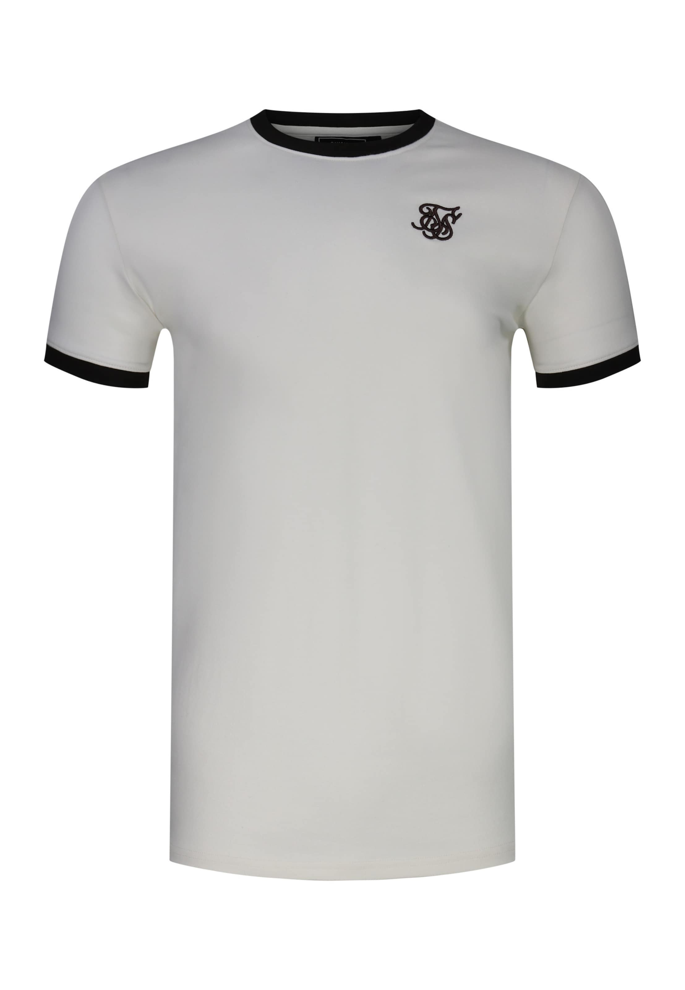 SikSilk Shirt 'Ringer' in Beige: voorkant