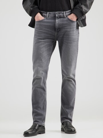 HUGO Slimfit Jeans '708' i grå: framsida