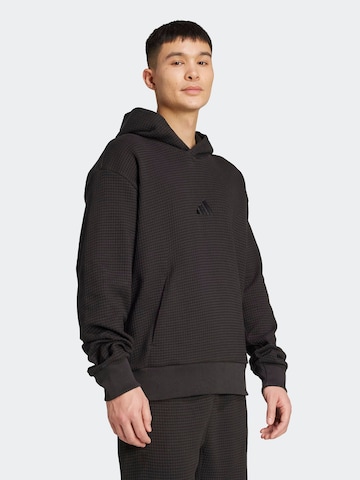 Hanorac sport 'A SZN' de la ADIDAS SPORTSWEAR pe negru: față