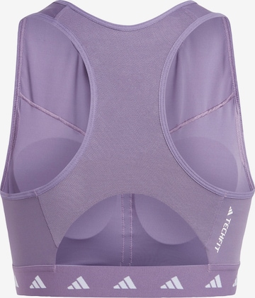 ADIDAS PERFORMANCE Bralette Sports Bra 'Powerimpact' in Purple