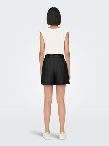 ONLY Loose fit Pleat-Front Pants 'LINDA' in Black