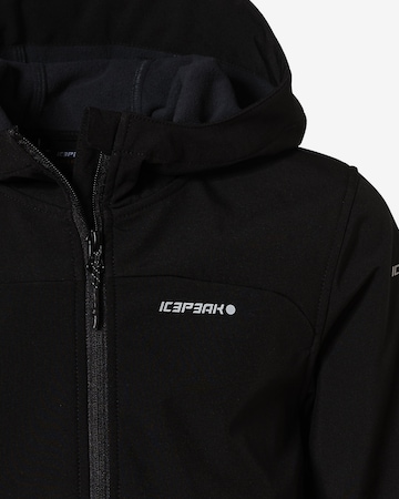 ICEPEAK Softshelljacke 'KOBRYN' in Schwarz