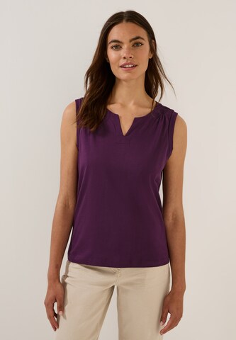 CECIL Top in Lila: Vorderseite