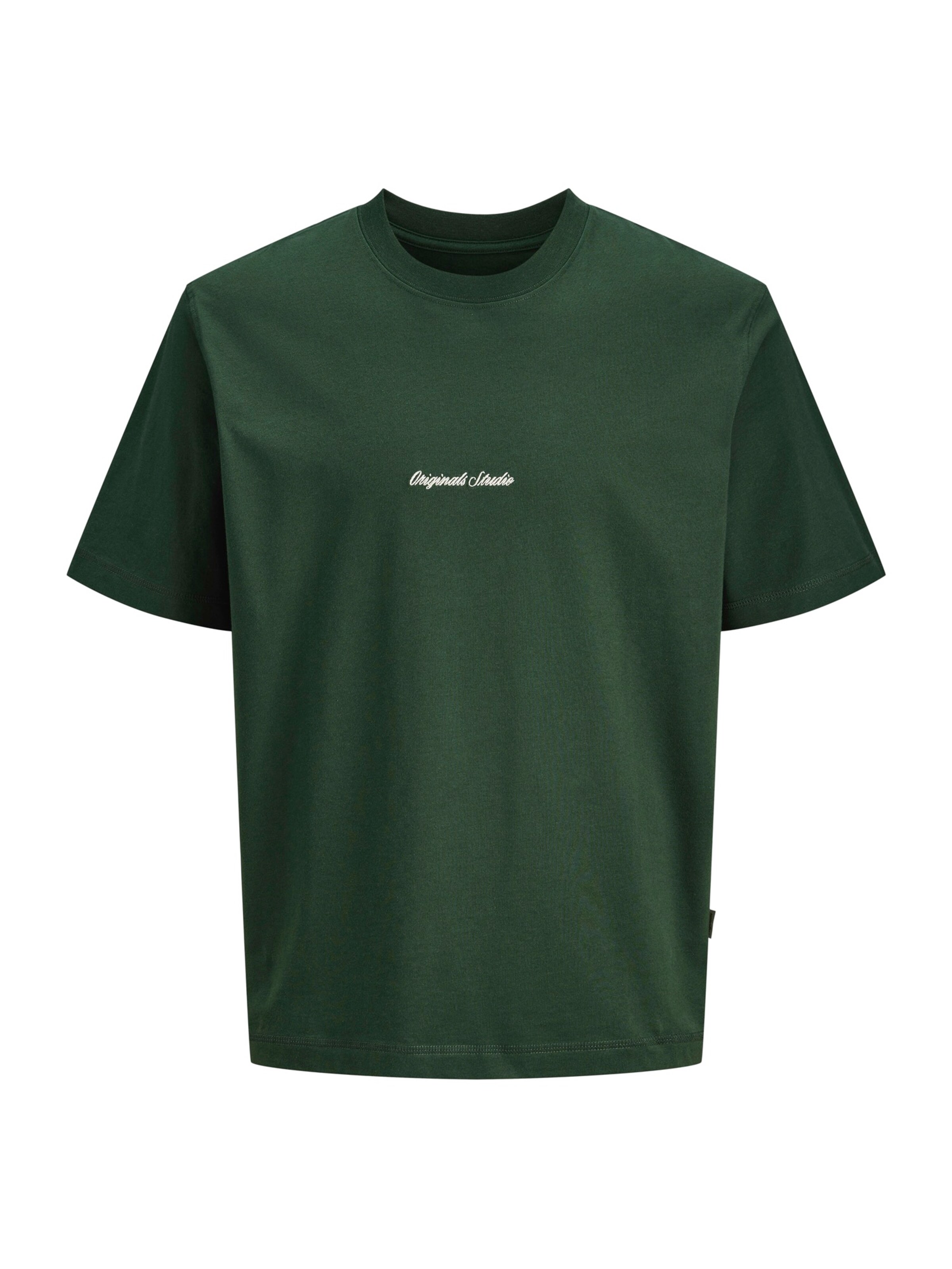 JACK & JONES Тениска 'JORNorrebro' в зелено: отпред