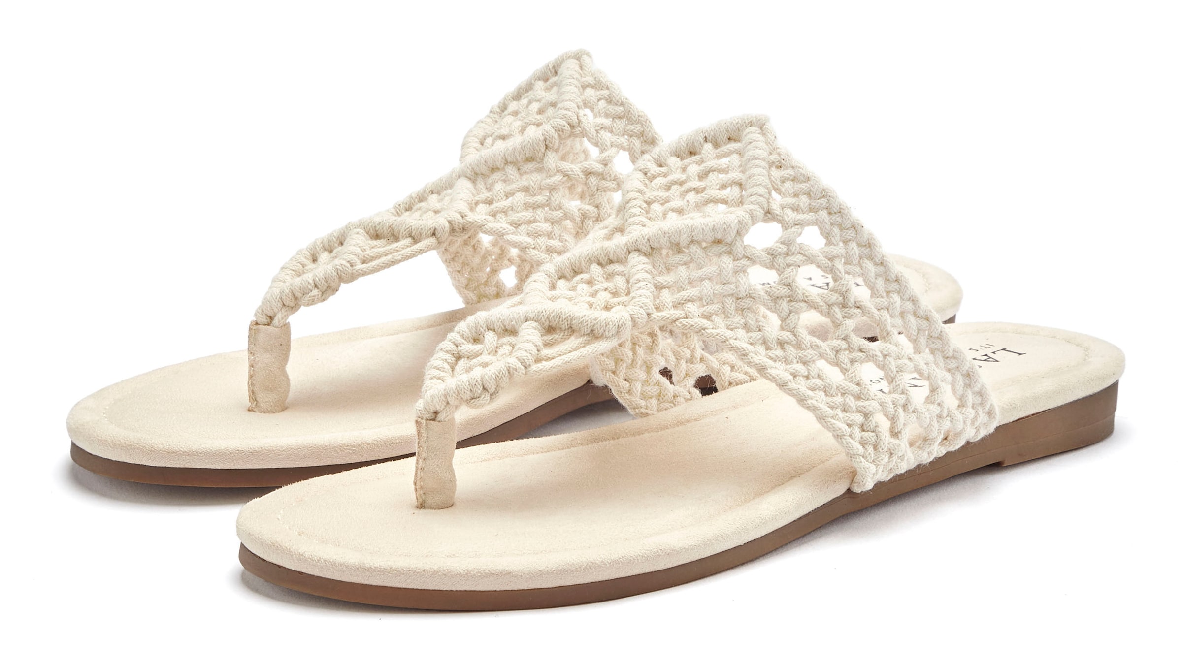 LASCANA Klipklappere i beige