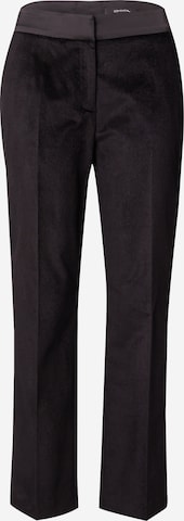 melns COMMA Standarta Buktētas bikses: no priekšpuses