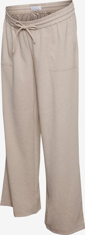 MAMALICIOUS Regular Pants 'MALIN' in Beige: front