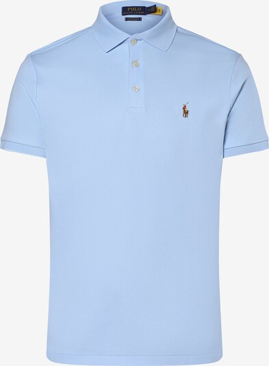 Polo Ralph Lauren T-Shirt en bleu clair / marron / rouge / blanc, Vue avec produit
