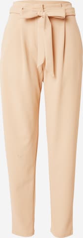 Loosefit Pantalon à pince 'CLAVA' VILA en beige : devant