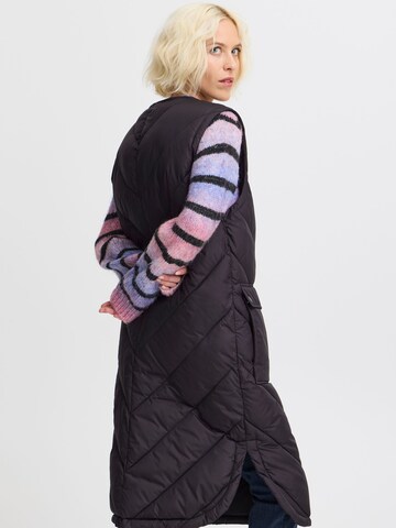 PULZ Jeans Vest 'Katalin' in Black
