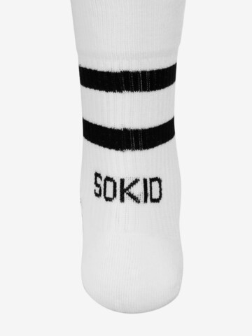 Chaussettes Sokid en blanc