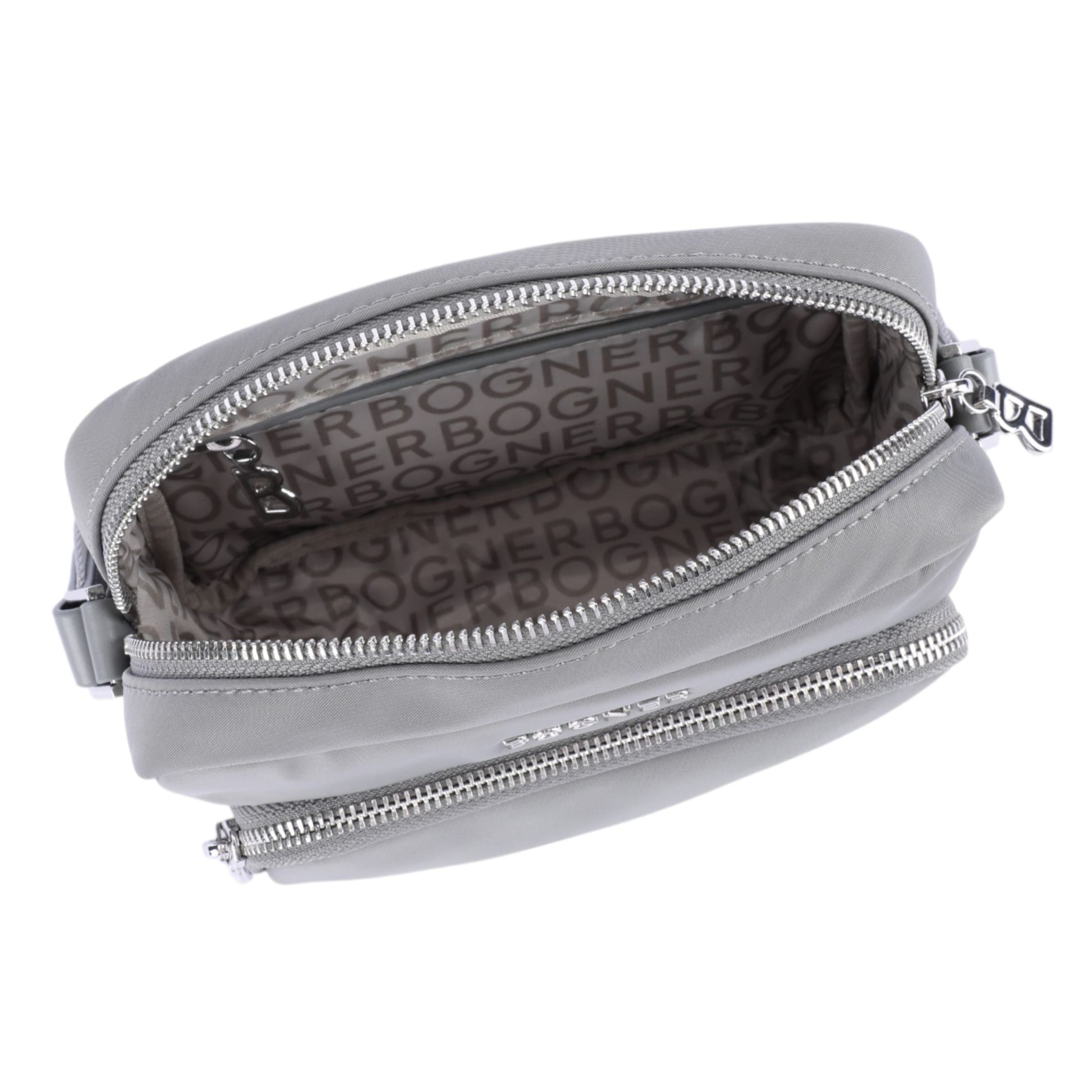 BOGNER Umhängetasche 'Klosters Lidia' in Grau