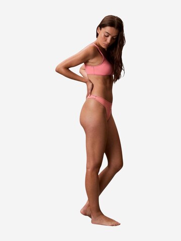 Classico Bikini 'BRALETTE LV00Q61100' di Calvin Klein Jeans in rosa