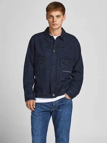 Veste mi-saison 'Kevin' JACK & JONES en bleu