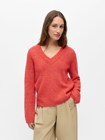 Pullover 'OBJAgate' di OBJECT in rosso: frontale