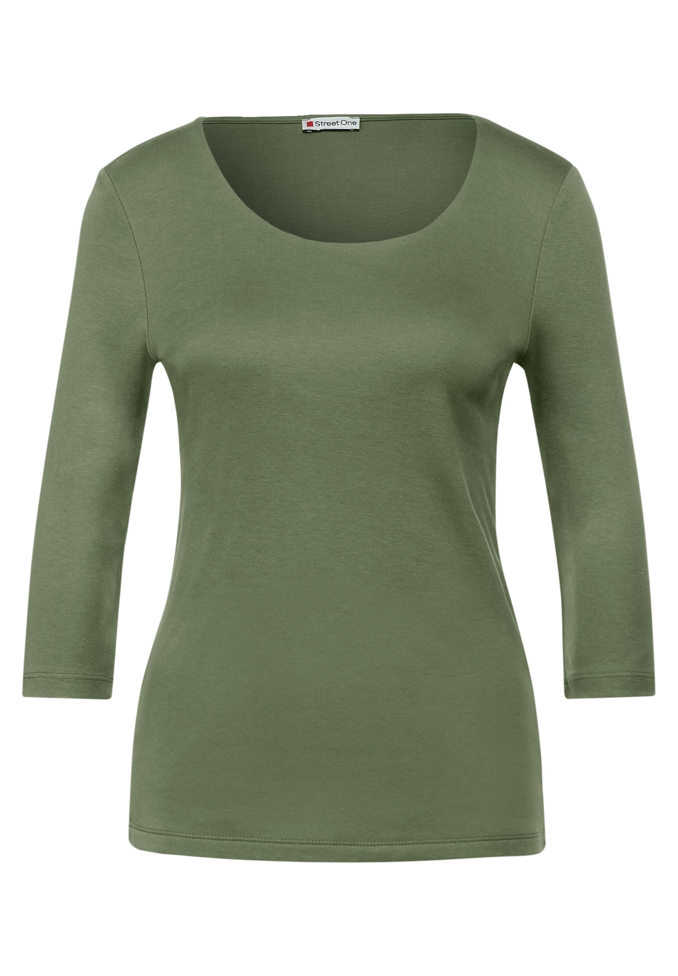 STREET ONE Shirt in Green: front