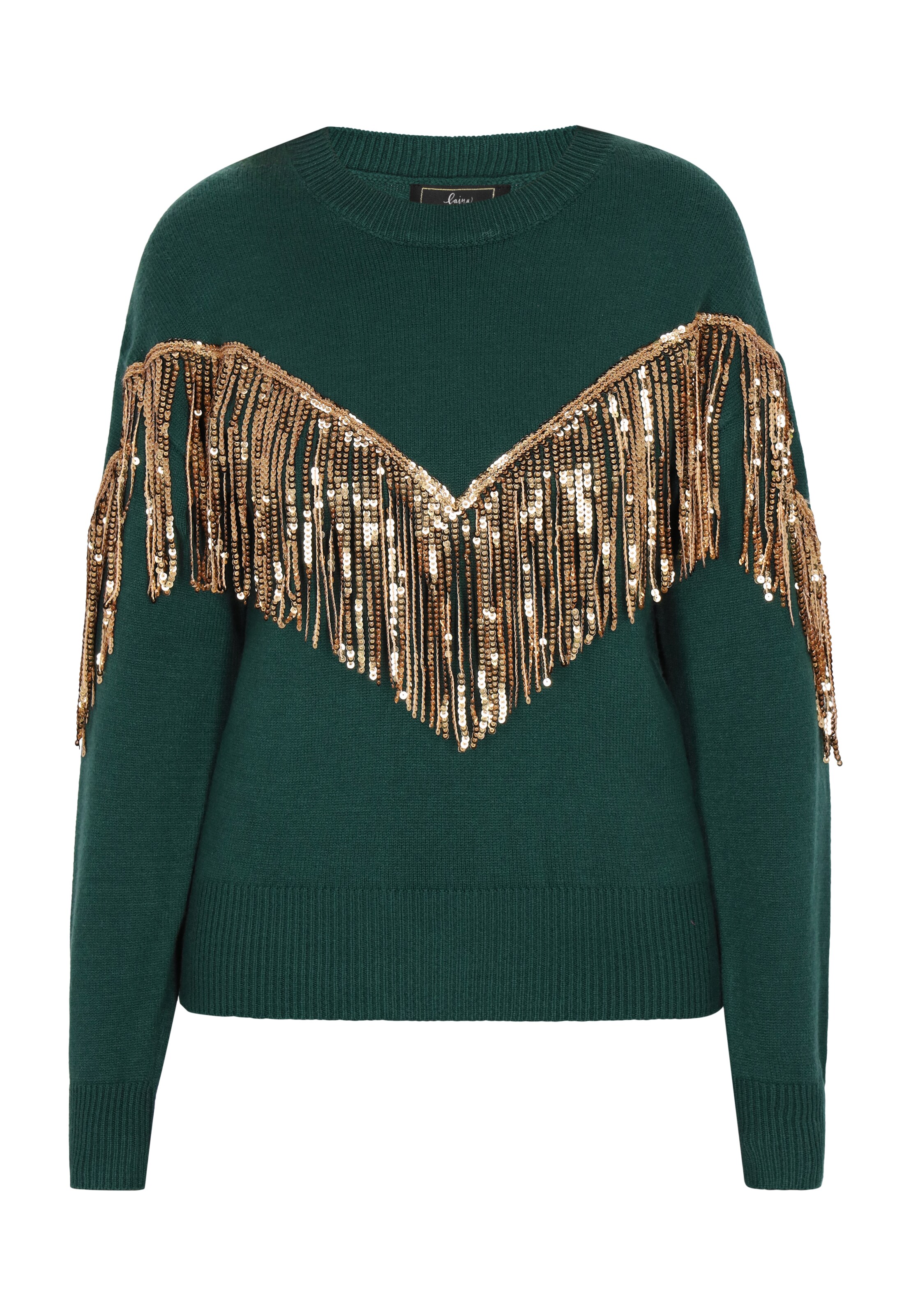 faina Sweater in Green: front