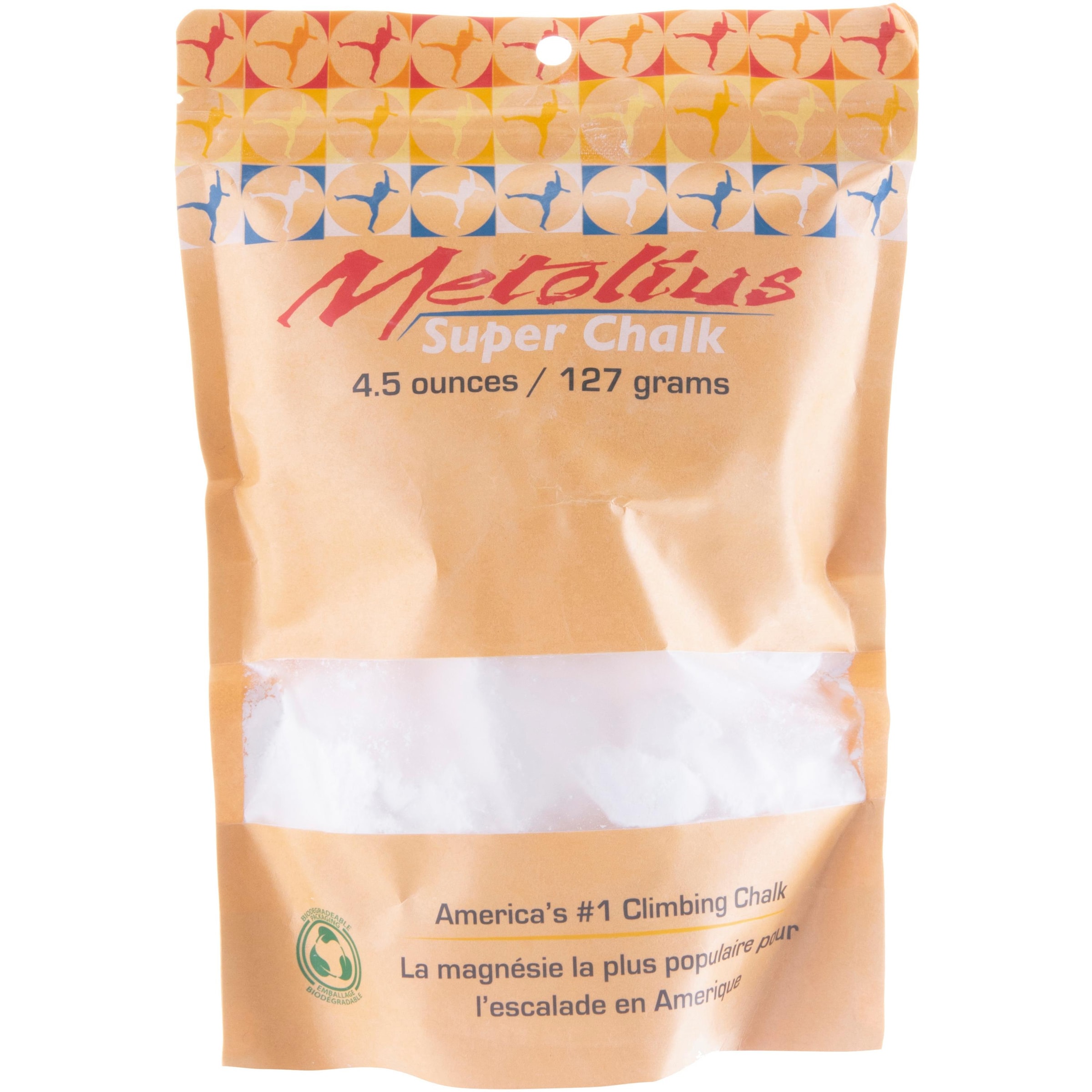 Metolius Chalk 'Super Chalk 4.5 oz' in Weiß: Vorderseite